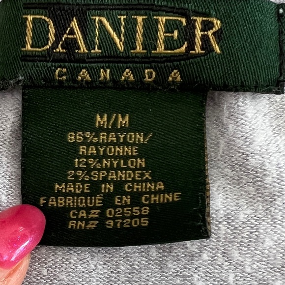 Danier Vintage Periwinkle Sleeveless Top M - Picture 4 of 8